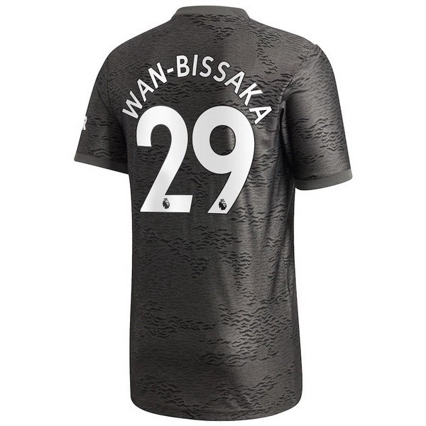 Camiseta Manchester United NO.29 Wan Bissaka Segunda Equipación 2020-2021 Negro